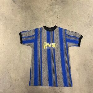 Vintage Y2K paco‎ sport striped ringer tee shirt